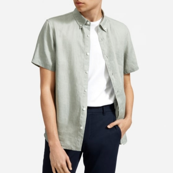 Everlane Other - Everlane NWT Linen Short-Sleeve Standard Fit Shirt